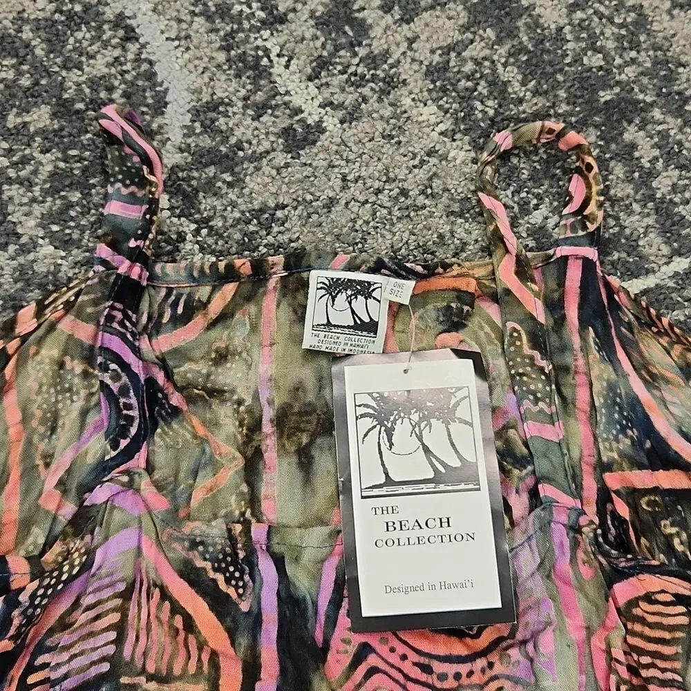The Beach Collection Vintage Beach Dress OS NWT